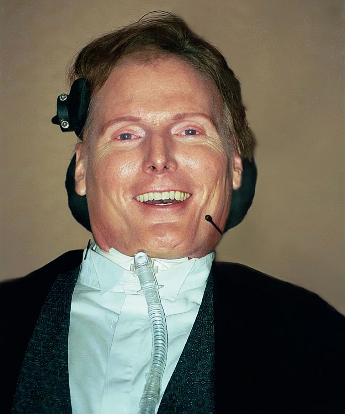 Christopher Reeve at a public event