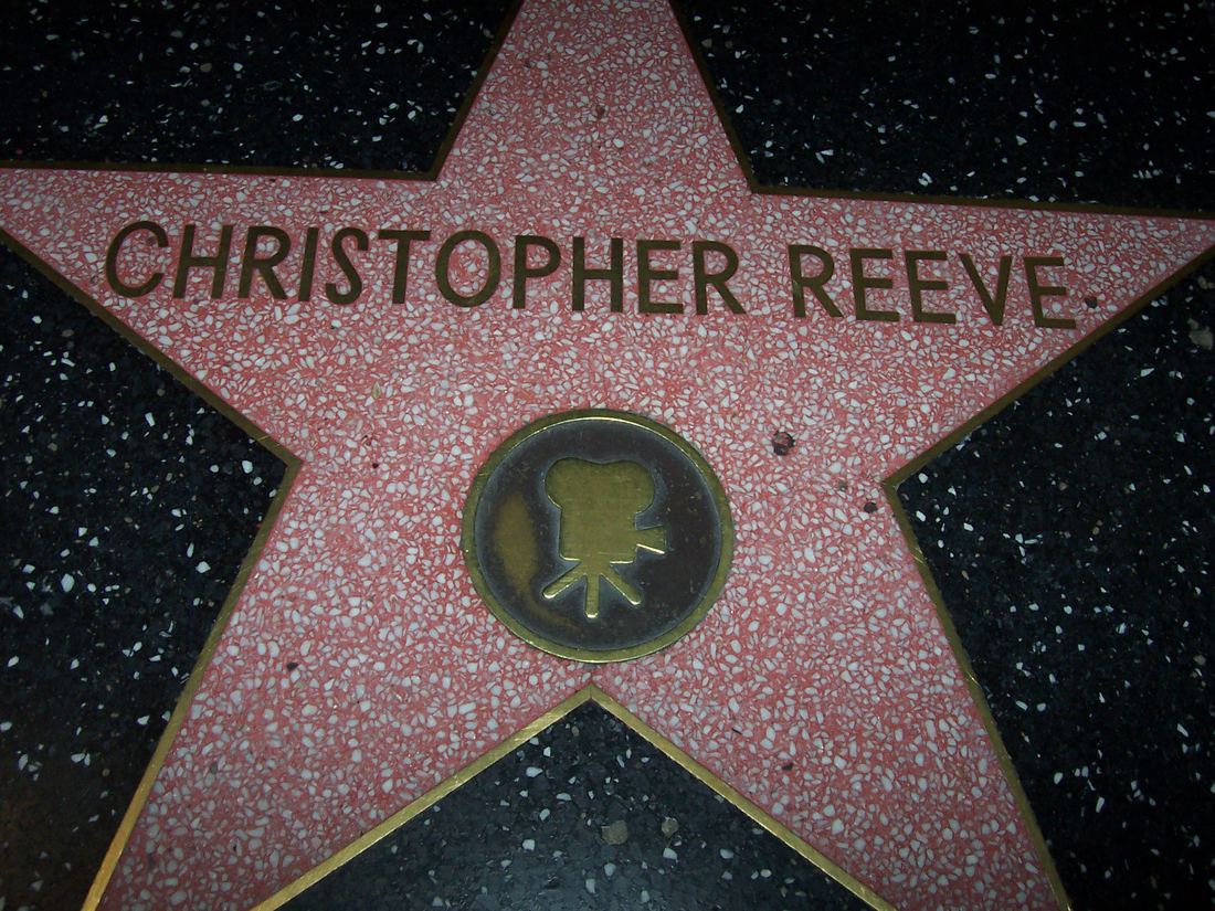 Christopher Reeve's star on the Hollywood Walk of Fame