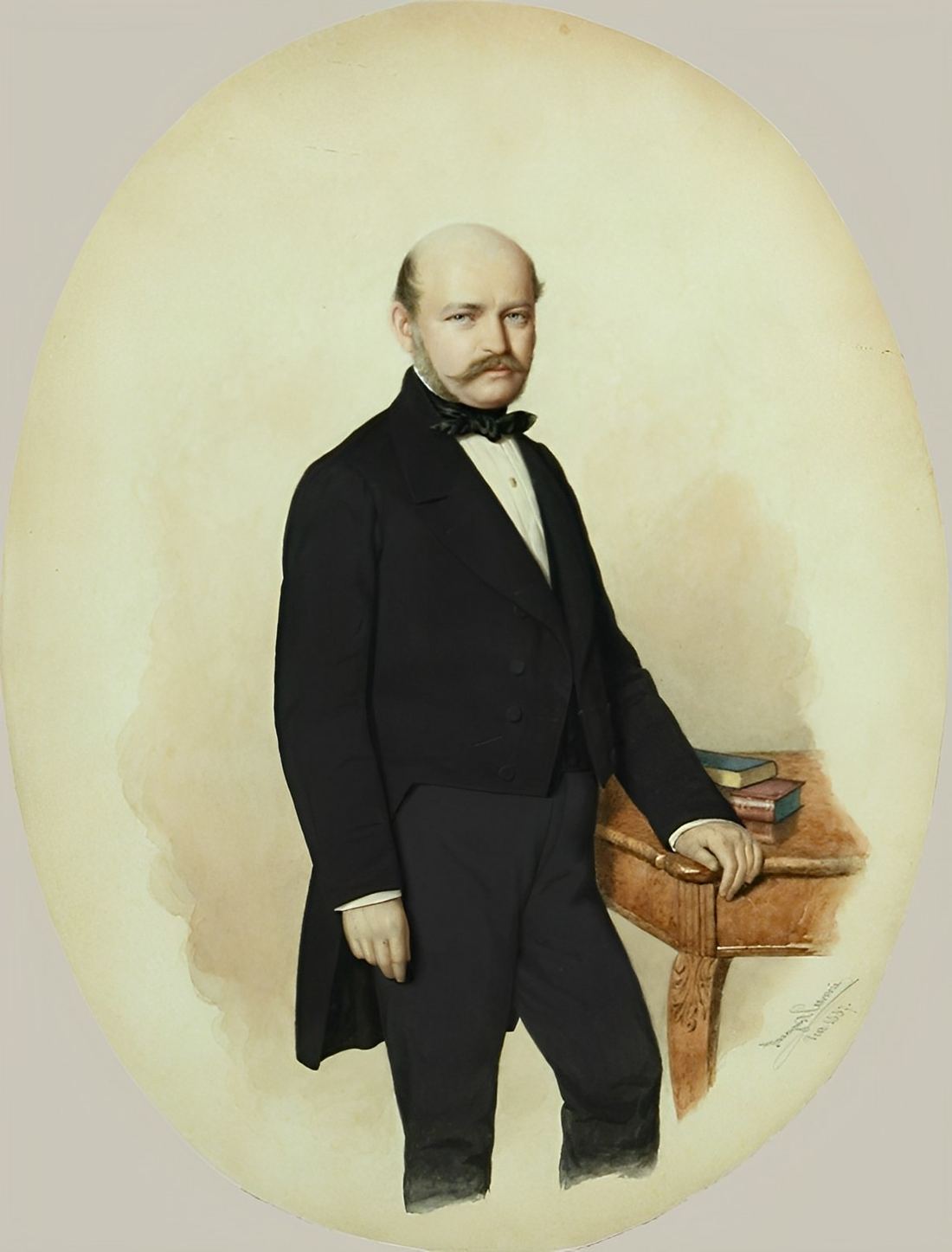 Portrait of Ignaz Semmelweis in 1857