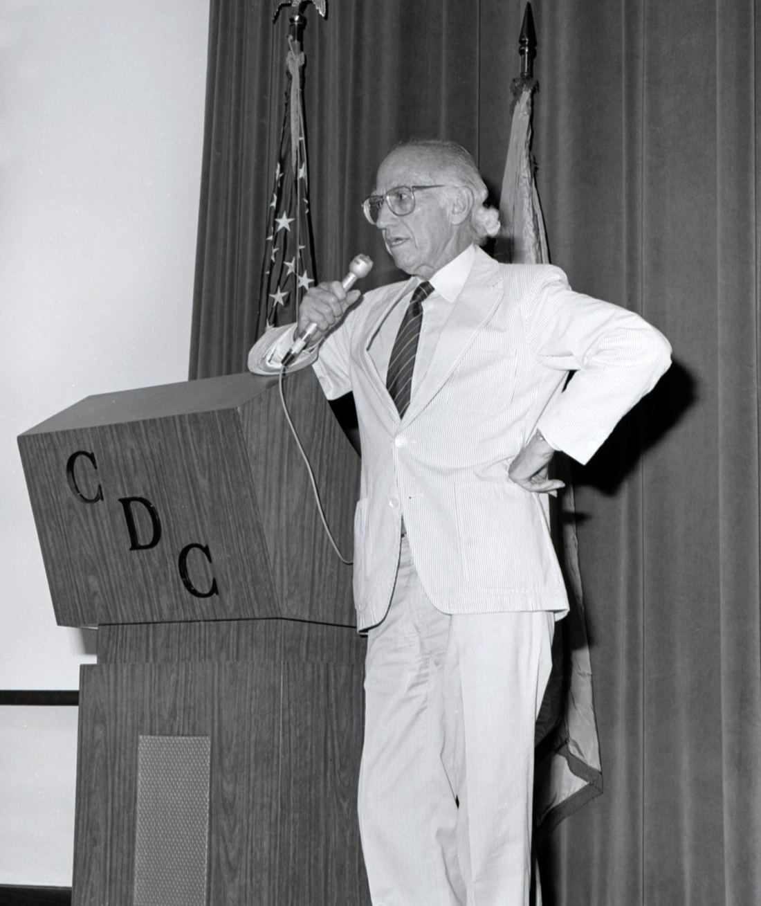 Jonas Salk in 1988