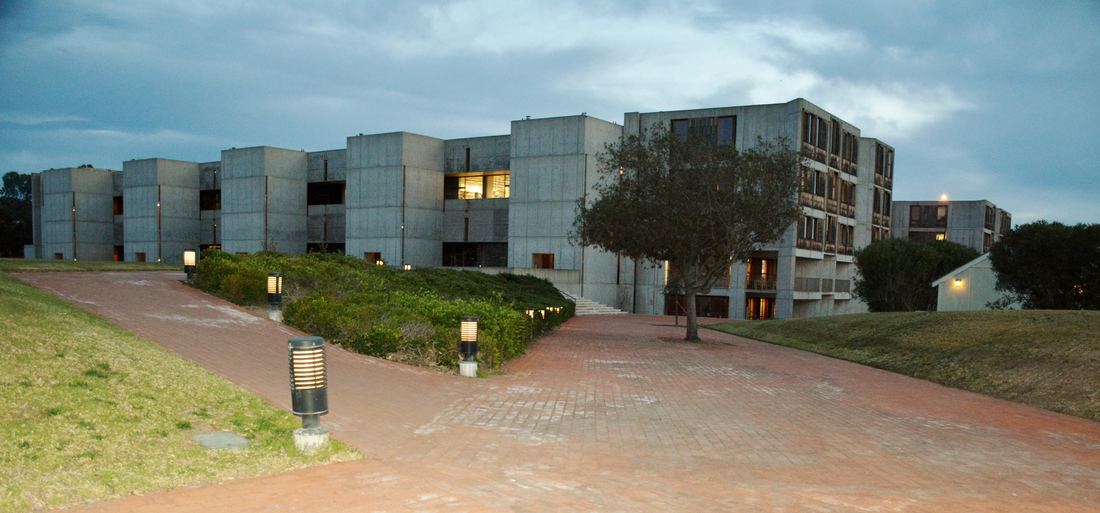 The Salk Institute courtyard in La Jolla, California