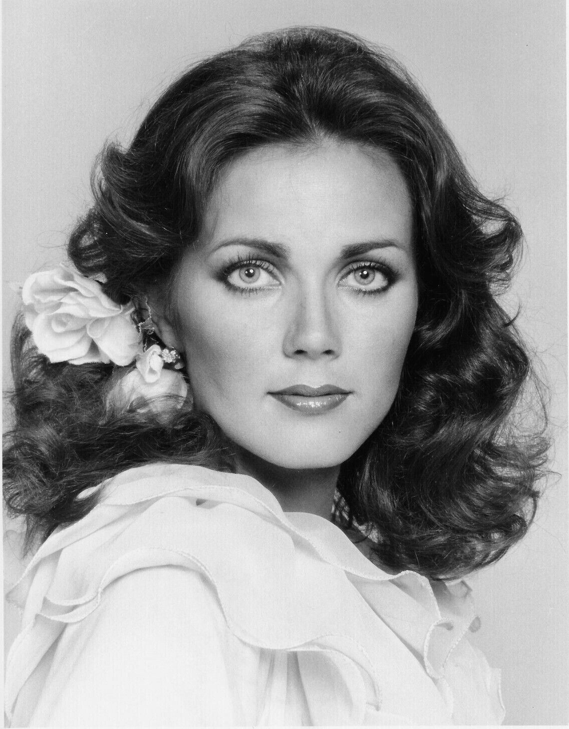 Lynda Carter in a 1977 CBS publicity photo for the Wonder Woman series